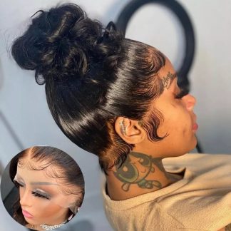 360 HD Lace Frontal Wig Human Hair Full Lace for Black Women