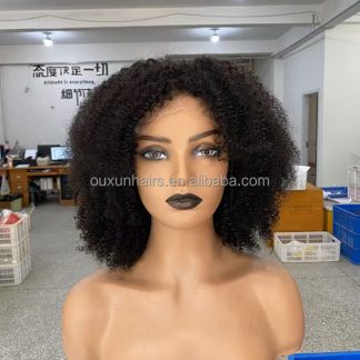 巴西短发正面蕾丝人发假发 Brazilian Short Hair Frontal Lace Wig HD Transparent